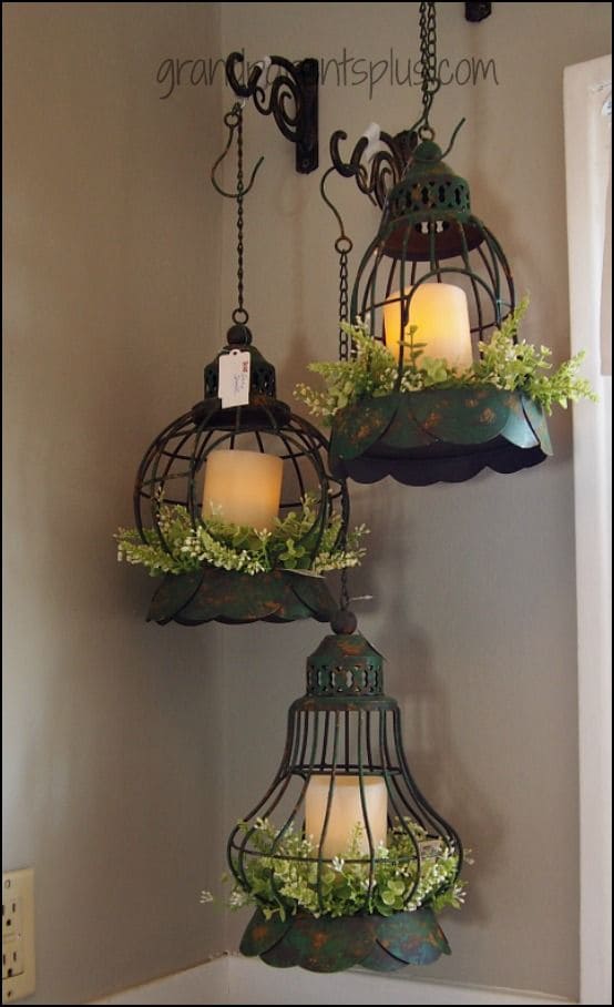 Whimsical Lantern Elegance with Greenery