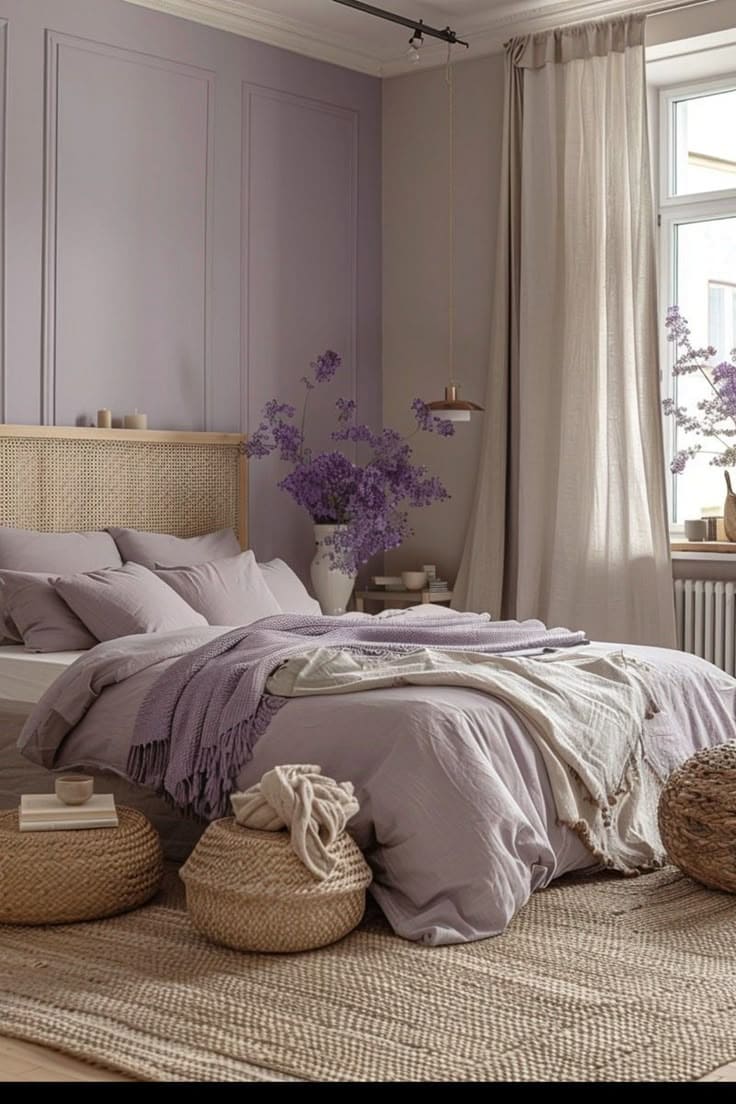 Calm Minimalist Lavender Haven