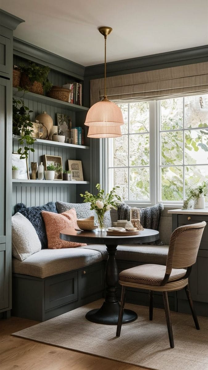 Charming Built-In Banquette for Cozy Dining