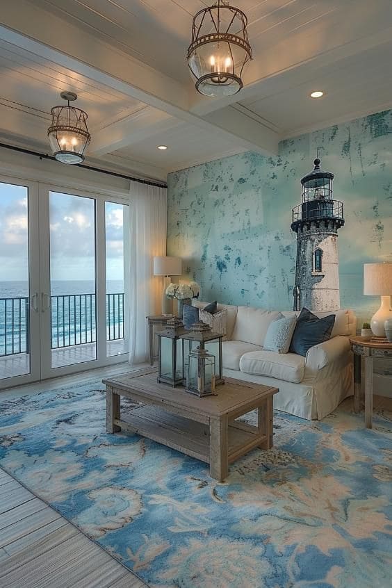 Coastal Lighthouse Nautical Retreat