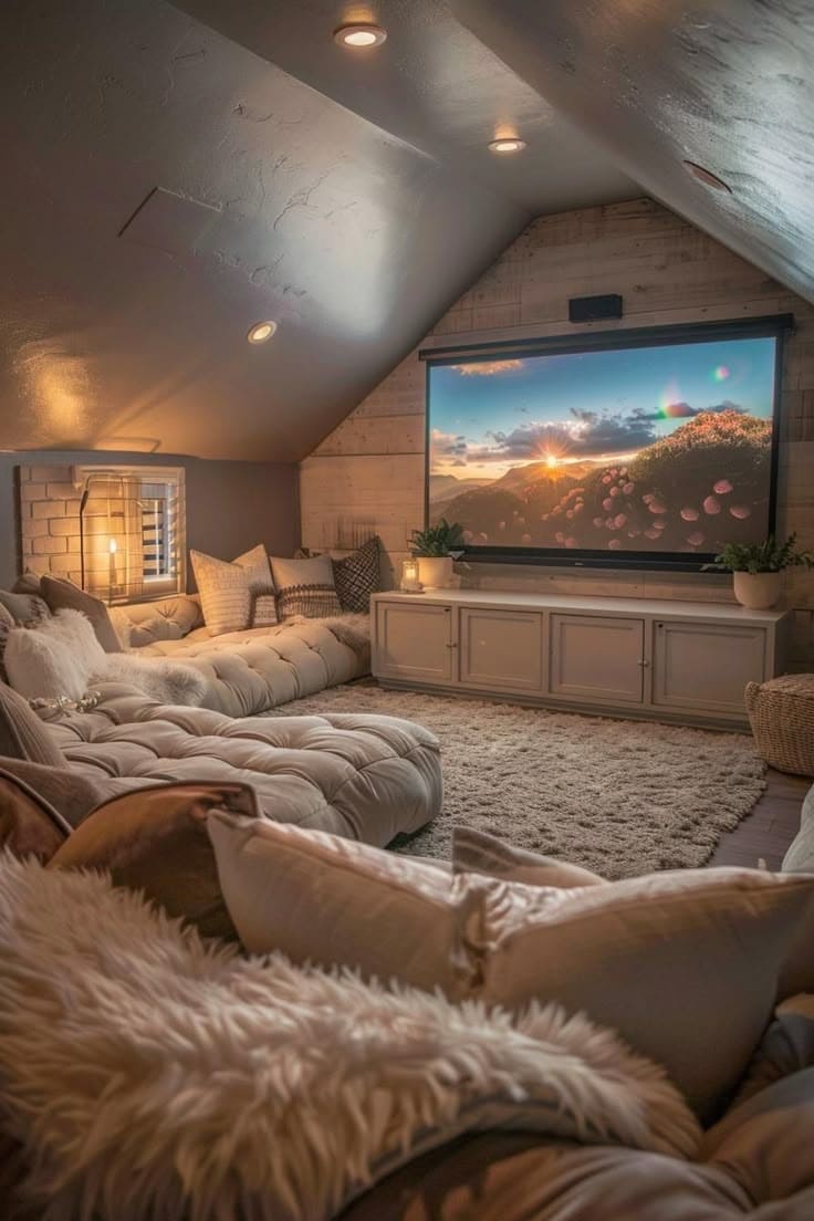 Cozy Home Theater Escape