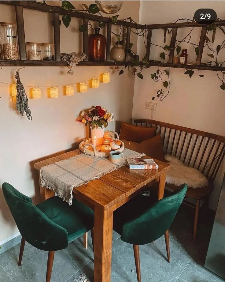 Cozy Rustic Nook with Warm Ambiance