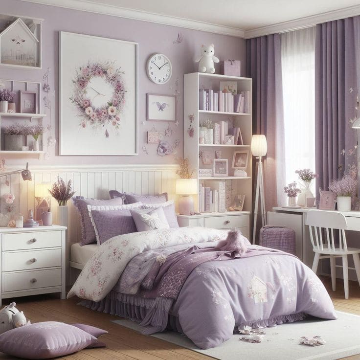 Delicate and Dreamy Soft Lavender Wonderland