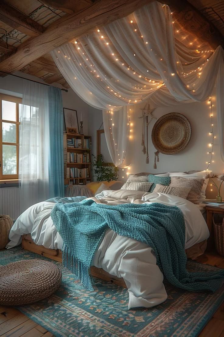 Dreamy Coastal Canopy with Soft Glow