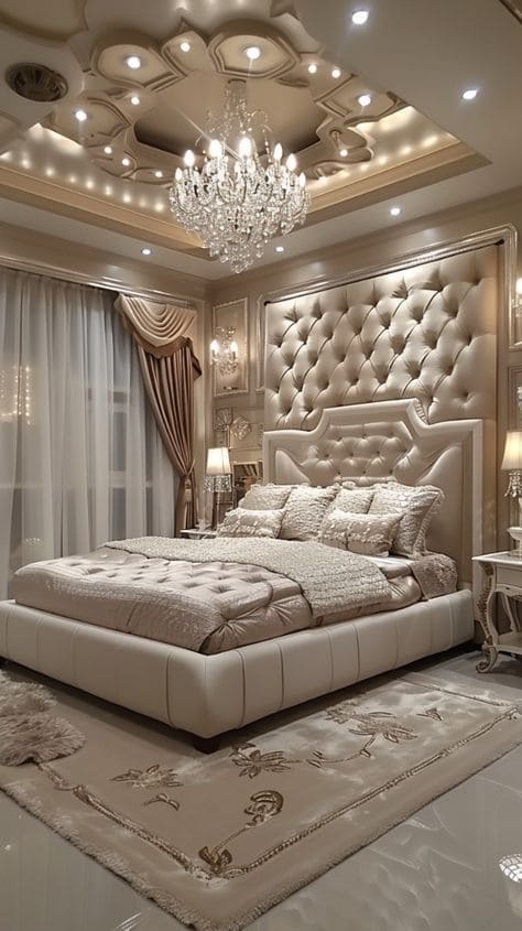 Elegance Champagne Gold Bedroom