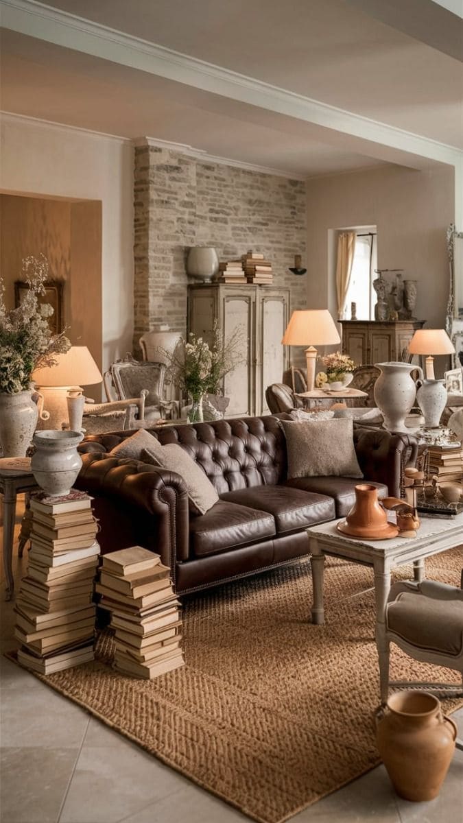 Elegant Vintage Charm with Earthy Accents