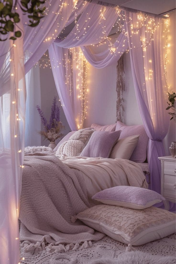 Ethereal Lavender Canopy Haven