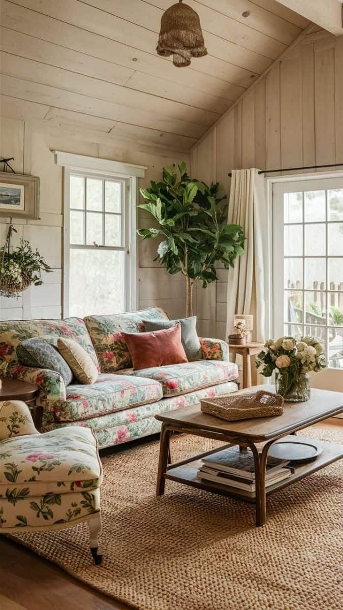 Floral Cottage Country Chic Escape