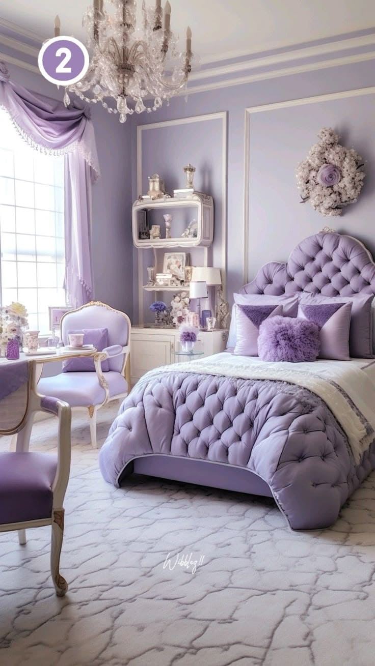 Luxurious Royal Lavender Glam