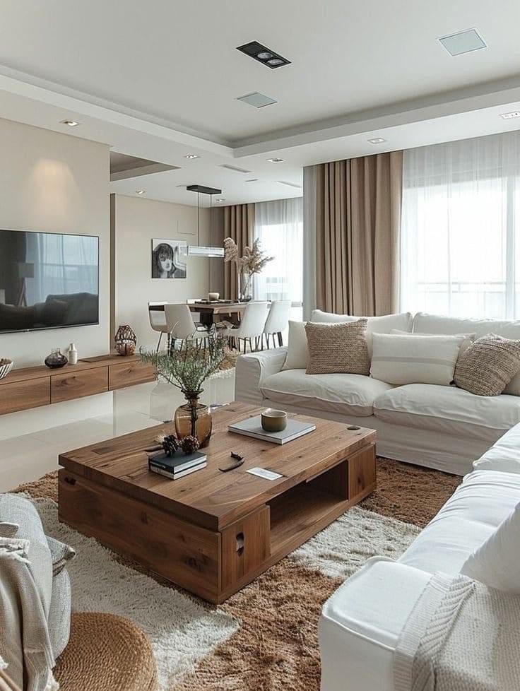 Modern Brown and Cream Retreat