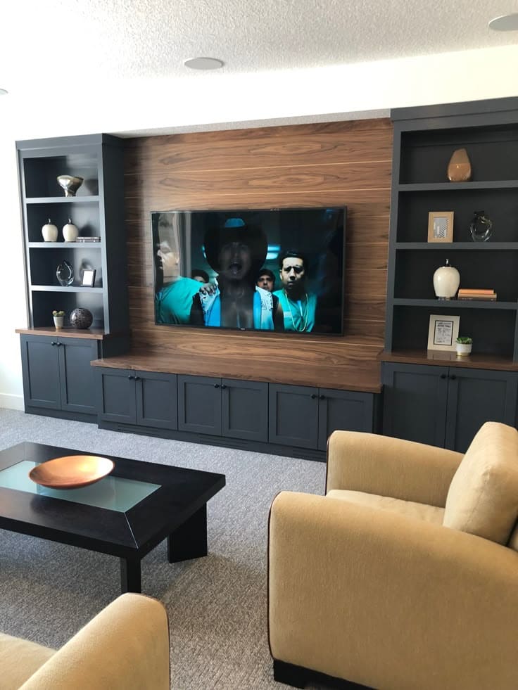 Modern Elegance TV Wall Setup