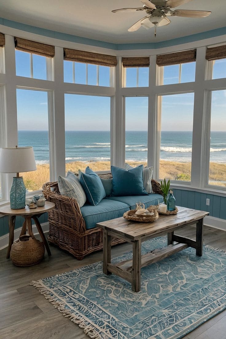 Serene Coastal Tranquil Oceanfront Retreat