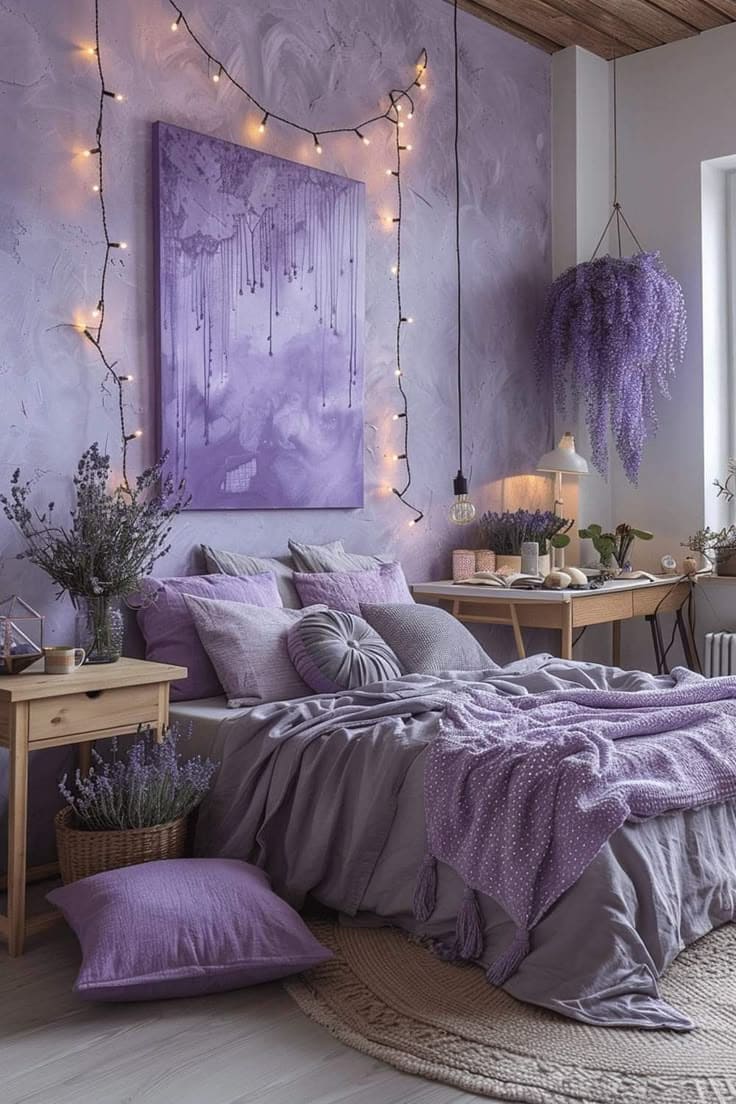 Stylish Modern Lavender Escape