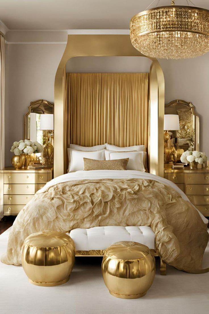 The Ultimate Gold-Inspired Luxury Retreat