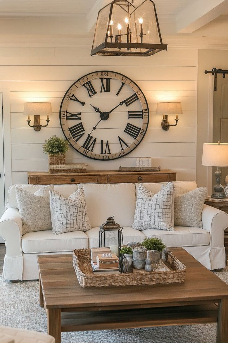 Timeless Rustic Wall Clock