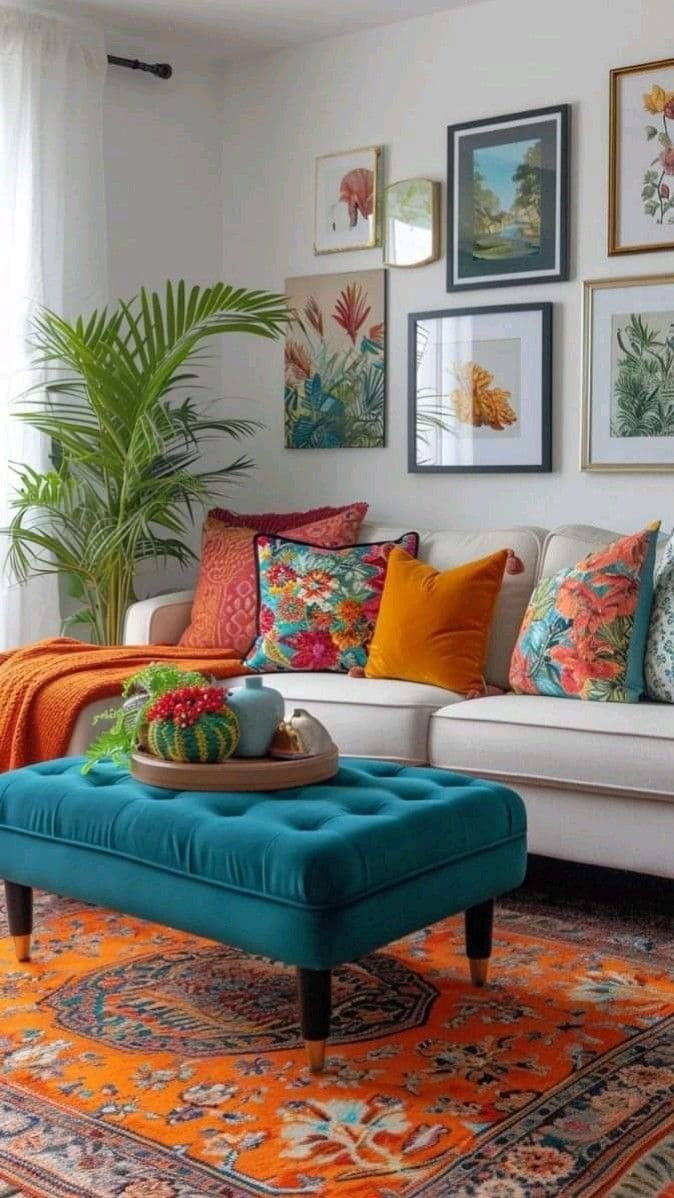 Bohemian Chic Colorful Retreat