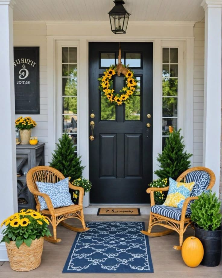 Cheerful Sunflower Rocking Nook