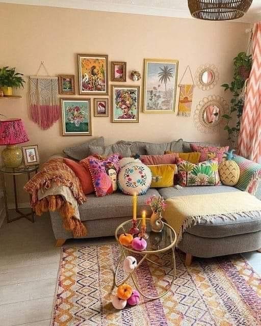 Eclectic Fiesta-Inspired Cozy Corner