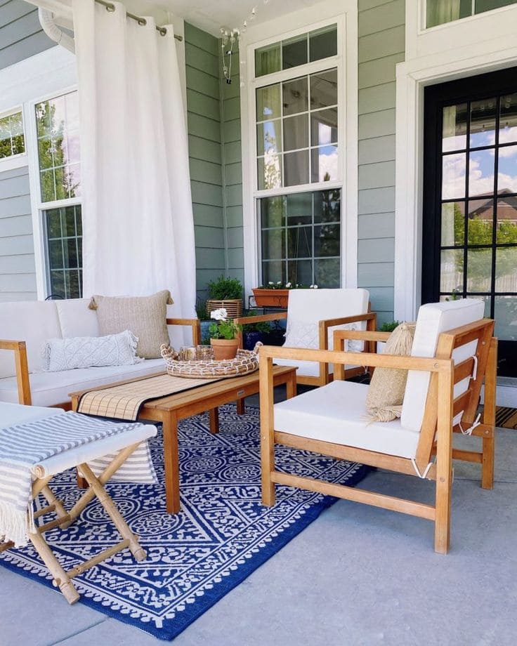 Elegant Coastal Seating Retreat