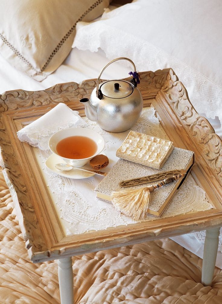 Elegant Tea Tray Frame Display