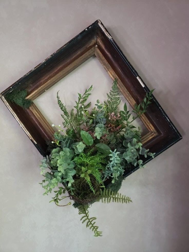 Lush Greenery Frame Wall Art