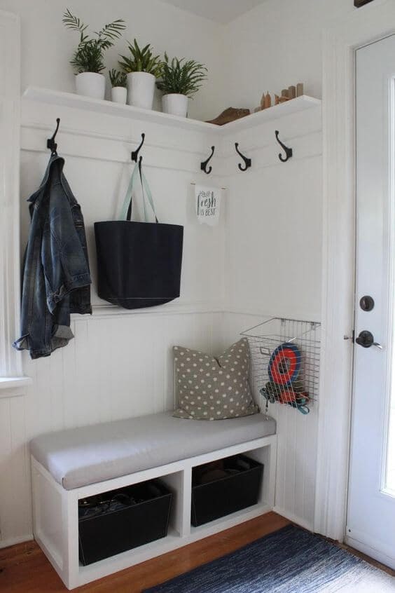 Modern Minimalist Entryway Bench Haven