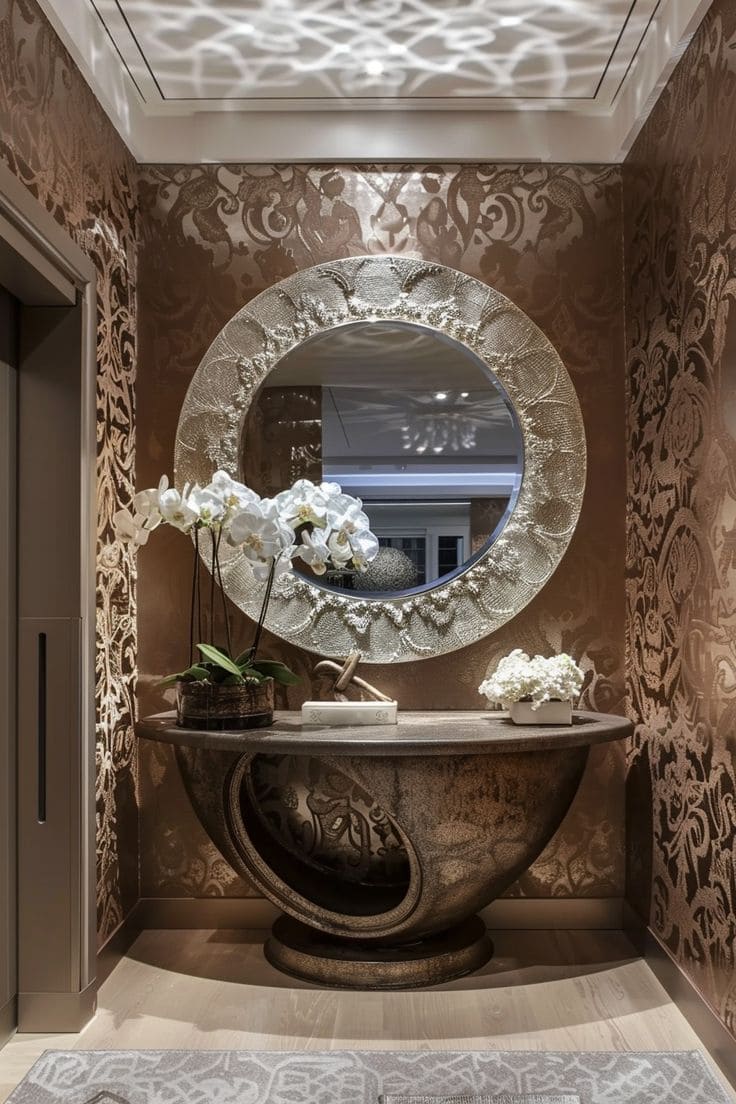 Opulent Ornate Mirror Elegance with Grandeur