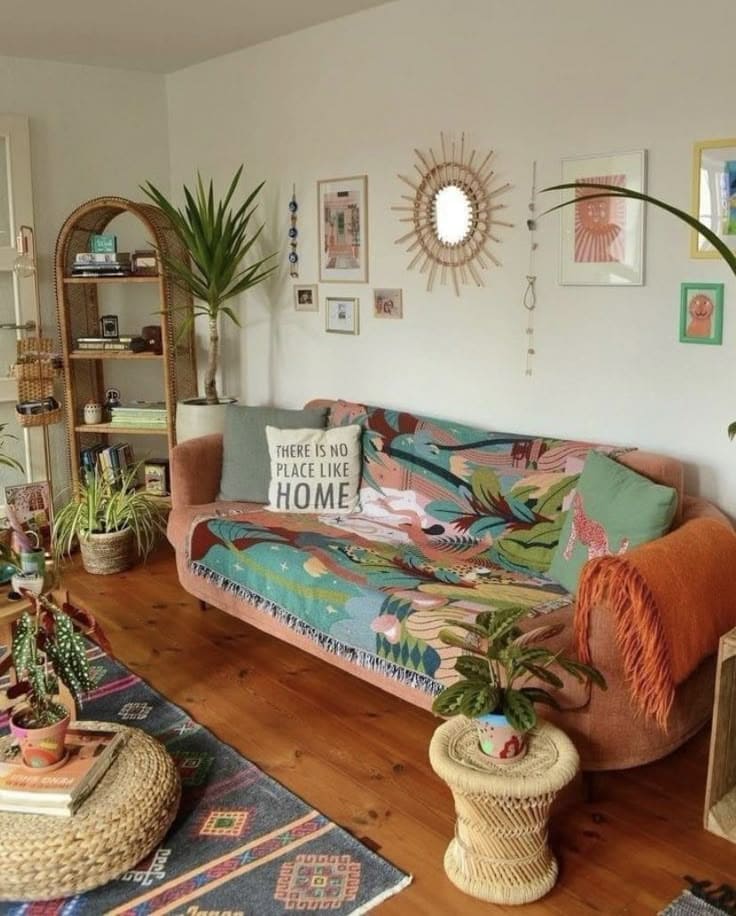 Playful Bohemian Colorful Nook