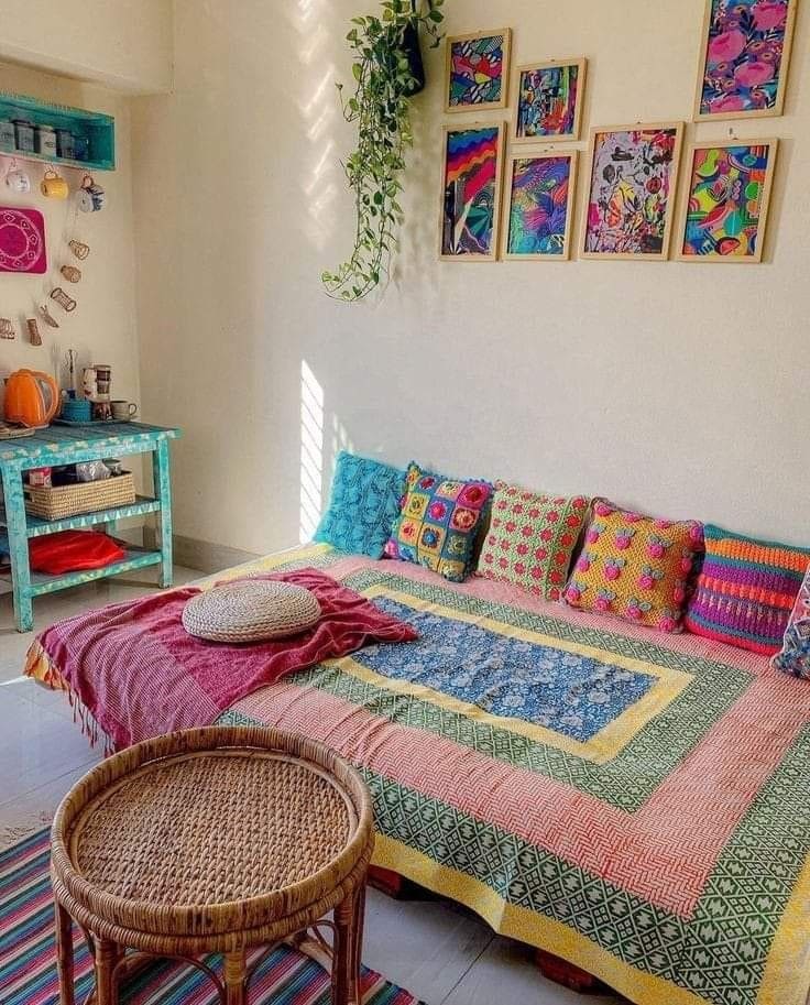 Playful Patchwork Cozy Nook