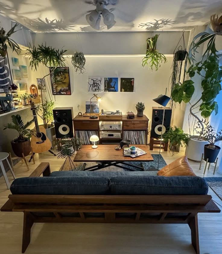 Retro Plant-Filled Haven