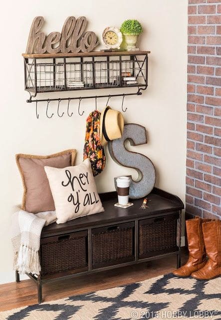 Stylish Industrial Entryway Bench Vibes