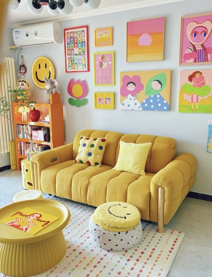 Sunny Mustard Whimsical Nook