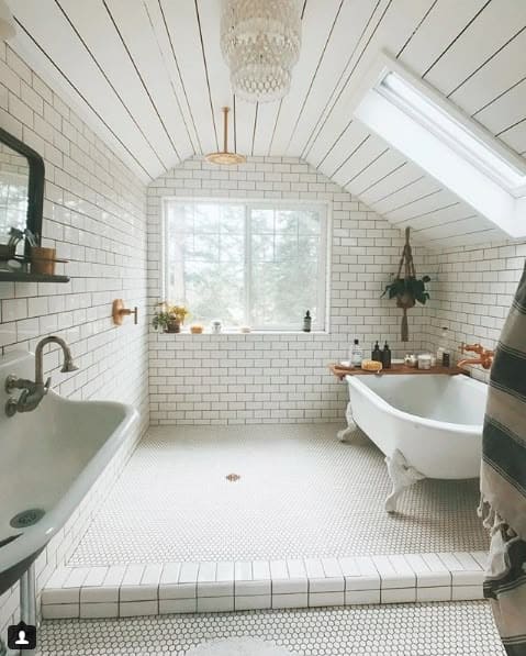 Timeless Attic Tiny Bath Escape