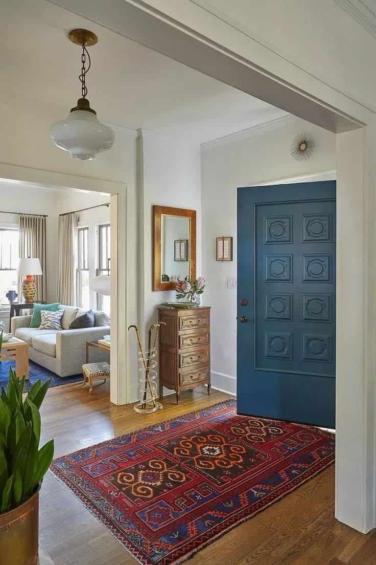 Timeless Elegant Boho Foyer