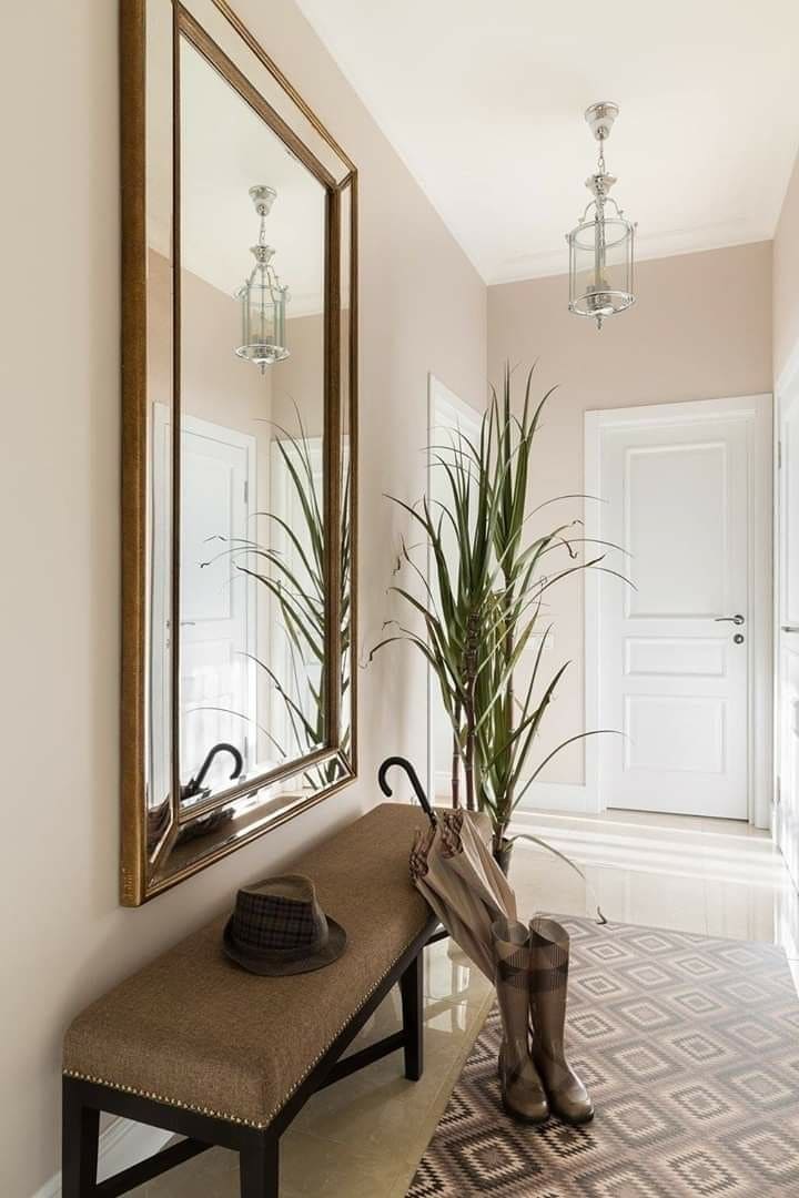 Timeless Tall Mirror Nook with Simplicity