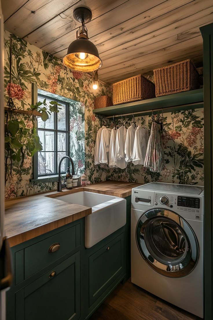 Timeless Vintage Farmhouse Laundry