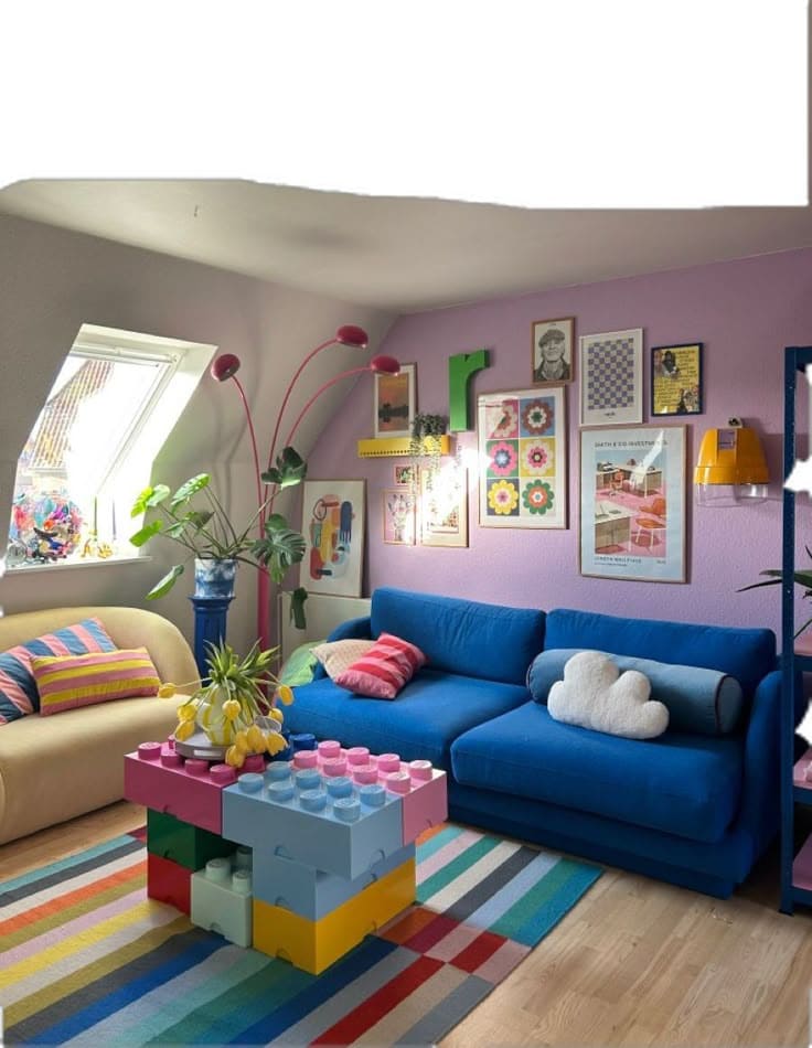 Vibrant LEGO-Inspired Eclectic Haven