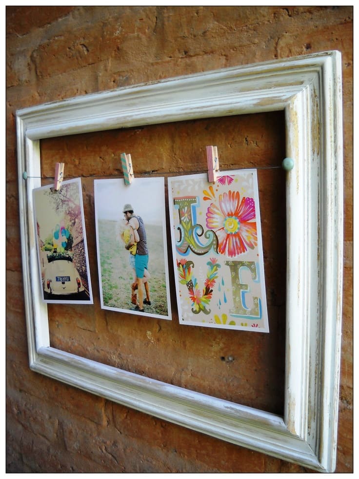 Whimsical Photo Love Frame Wall