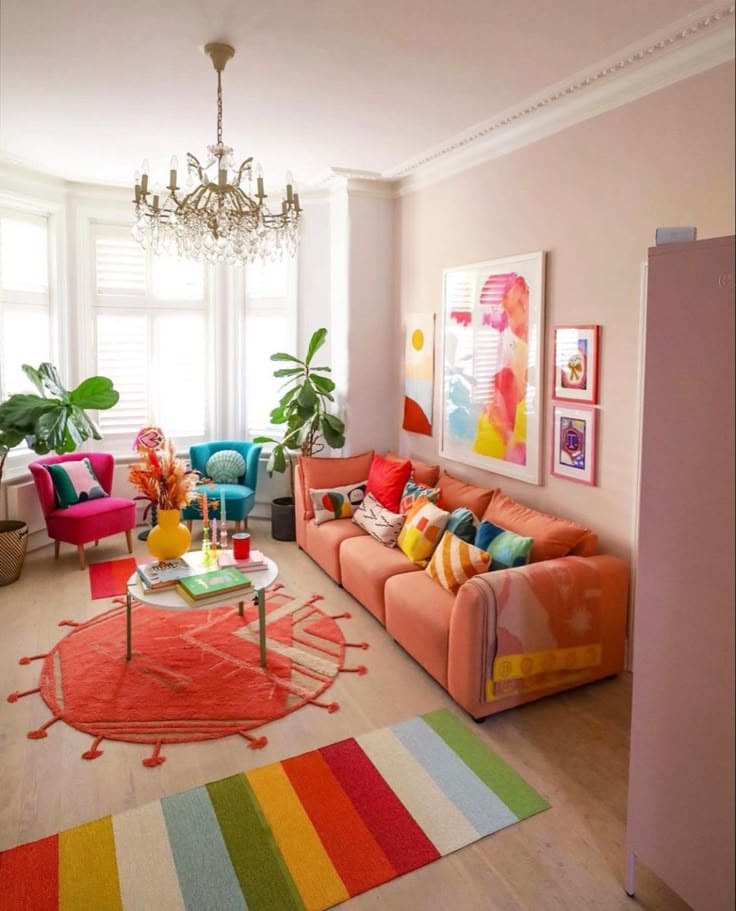 Whimsical Plush Colorful Retreat