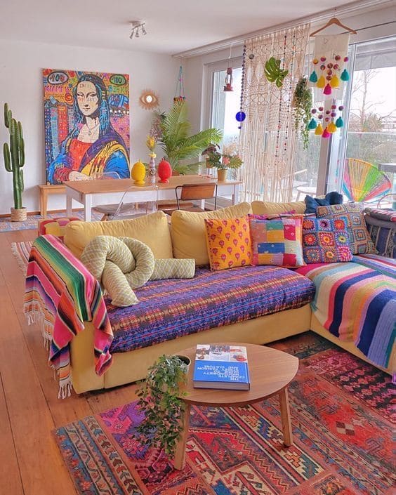 Whimsical Rainbow Eclectic Space